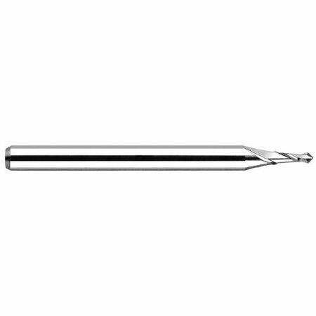 HARVEY TOOL 0.0600 in. Drill dia x 0.1800 in. Flute Length, 142° Carbide Spot Drill, 2 Flutes 752560